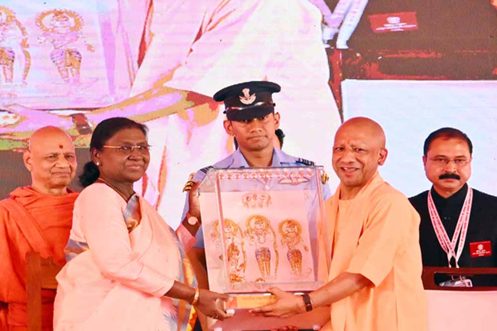 राम मंदिर हमारी सांस्कृतिक विरासत का जीवंत प्रतीक: राष्ट्रपति द्रौपदी मुर्मु