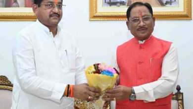 मुख्यमंत्री से उत्तरप्रदेश के राज्यमंत्री रामकेश निषाद ने की सौजन्य मुलाकात