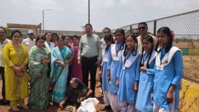 सुरडुंग हाई स्कूल में बाउंड्रीवाल निर्माण का कार्य हुआ प्रारंभ