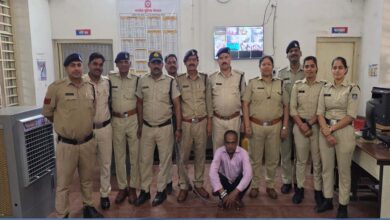 थाना अरेरा हिल्स पुलिस ने गांजा तस्कर को किया गिरफ्तार, 1300 ग्राम गांजा जप्त