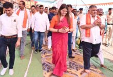 रायपुर : पर्यटन एवं संस्कृति मंत्री राजेश अग्रवाल कवर्धा के जानकी वन धाम शिवालय में आयोजित प्राण-प्रतिष्ठा समारोह में हुए शामिल