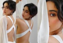 कपूर खानदान की बेटी जाह्नवी का बोल्ड लुक, बैकलेस ड्रेस में दिया किलर पोज