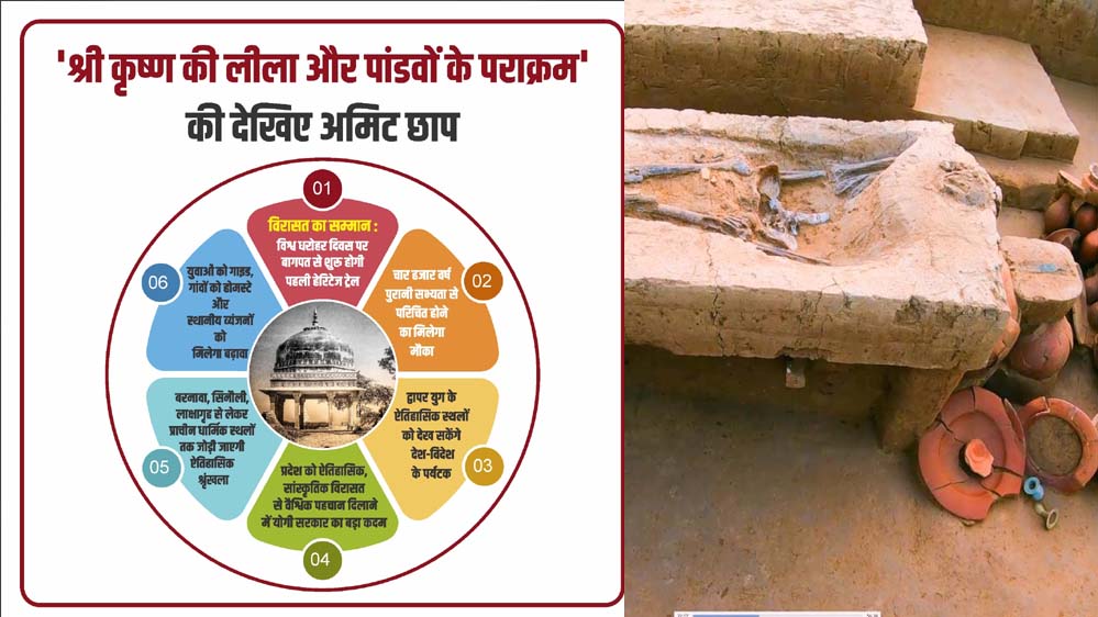 ‘श्री कृष्ण की लीला और पांडवों के पराक्रम’ की देखिए अमिट छाप ‘श्री कृष्ण की लीला और पांडवों के पराक्रम’ की देखिए अमिट छाप