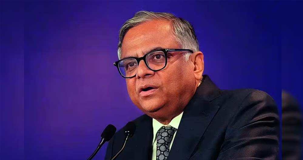 उत्तर प्रदेश में टाटा समूह की उपस्थिति होगी दोगुनी, राज्य बनेगा बड़ा निर्यात हब: एन. चंद्रशेखरन उत्तर प्रदेश में टाटा समूह की उपस्थिति होगी दोगुनी, राज्य बनेगा बड़ा निर्यात हब: एन. चंद्रशेखरन