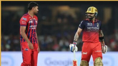 बेंगलुरु ने लखनऊ को हराकर टेबल में टॉप किया, कोहली और रसिक की शानदार पारी