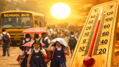 मध्य प्रदेश में धूप और गर्मी का कहर, नर्मदापुरम में 43 डिग्री तक तापमान, लू के चलते बदला स्कूलों का समय