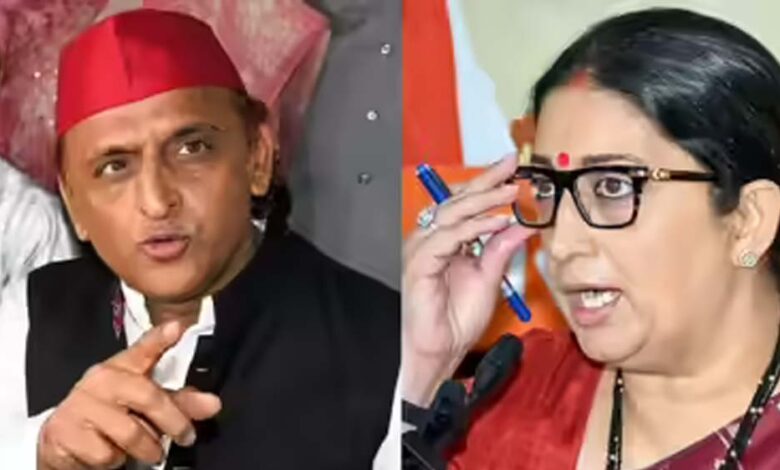 दम है तो गोरखपुर से चुनाव लड़कर दिखाएं’, स्मृति ईरानी ने अखिलेश पर किया पलटवार