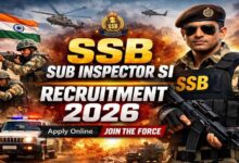 एसएसबी में सब इंस्पेक्टर के 51 पदों पर भर्ती, आवेदन की अंतिम तिथि 20 अप्रैल