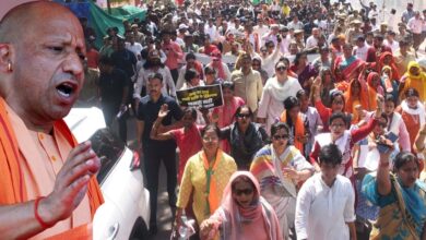 महिला अधिकार के लिए सड़क पर उतरे मुख्यमंत्री योगी आदित्यनाथ
