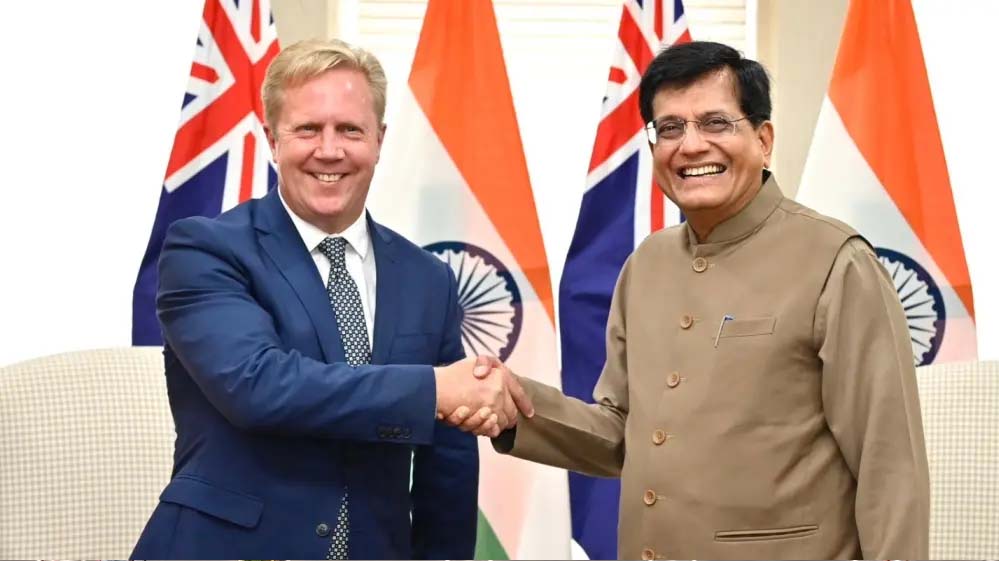 India-New Zealand FTA: अरब निवेश और 100% फ्री ड्यूटी, जानिए भारत-न्यूजीलैंड डील के फायदे India-New Zealand FTA: अरब निवेश और 100% फ्री ड्यूटी, जानिए भारत-न्यूजीलैंड डील के फायदे