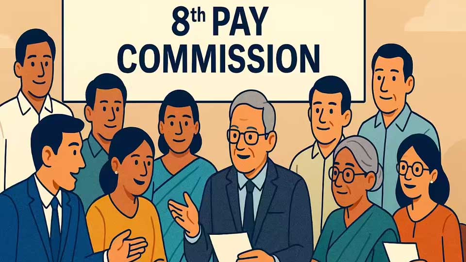 8वें वेतन आयोग पर बड़ा अपडेट, सैलरी और फिटमेंट फैक्टर पर होगा अहम फैसला