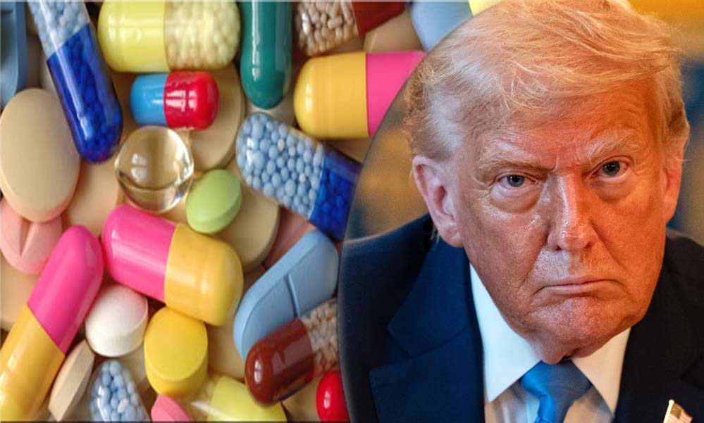 जंग के बीच भी नहीं सुधरे ट्रंप! फार्मा सेक्टर को 100% टैरिफ की धमकी, भारत पर पड़ेगा असर जंग के बीच भी नहीं सुधरे ट्रंप! फार्मा सेक्टर को 100% टैरिफ की धमकी, भारत पर पड़ेगा असर