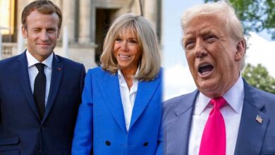 इमैनुएल मैक्रों संग बुरा बर्ताव करती हैं उनकी पत्नी, ट्रंप ने उड़ाया फ्रांसीसी राष्ट्रपति का मजाक इमैनुएल मैक्रों संग बुरा बर्ताव करती हैं उनकी पत्नी, ट्रंप ने उड़ाया फ्रांसीसी राष्ट्रपति का मजाक