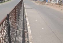 धनबाद में भू-धंसान से दहशत, केंदुआ मुख्य मार्ग पर सड़क धंसी