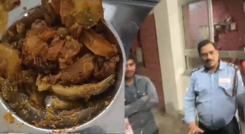 छिपकली कांड के बाद बंद कैंटीन, टिफिन पर भी लगी रोक: आरजीपीवी गेट पर छात्रों का विरोध प्रदर्शन