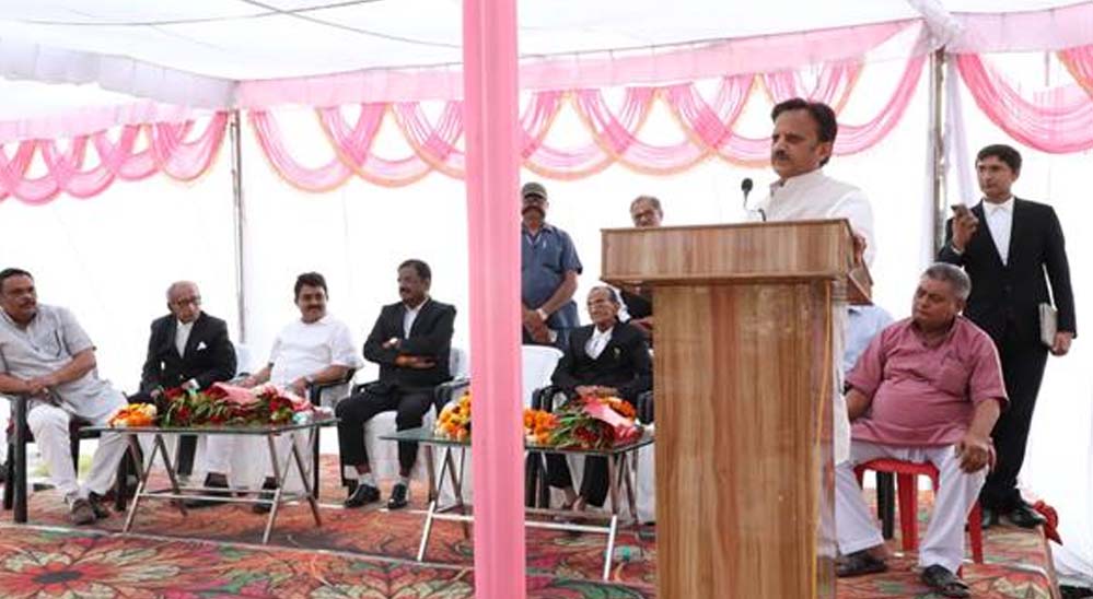 जिला न्यायालय परिसर में स्वच्छ पेयजल आपूर्ति कार्य का उप मुख्यमंत्री ने किया भूमि पूजन