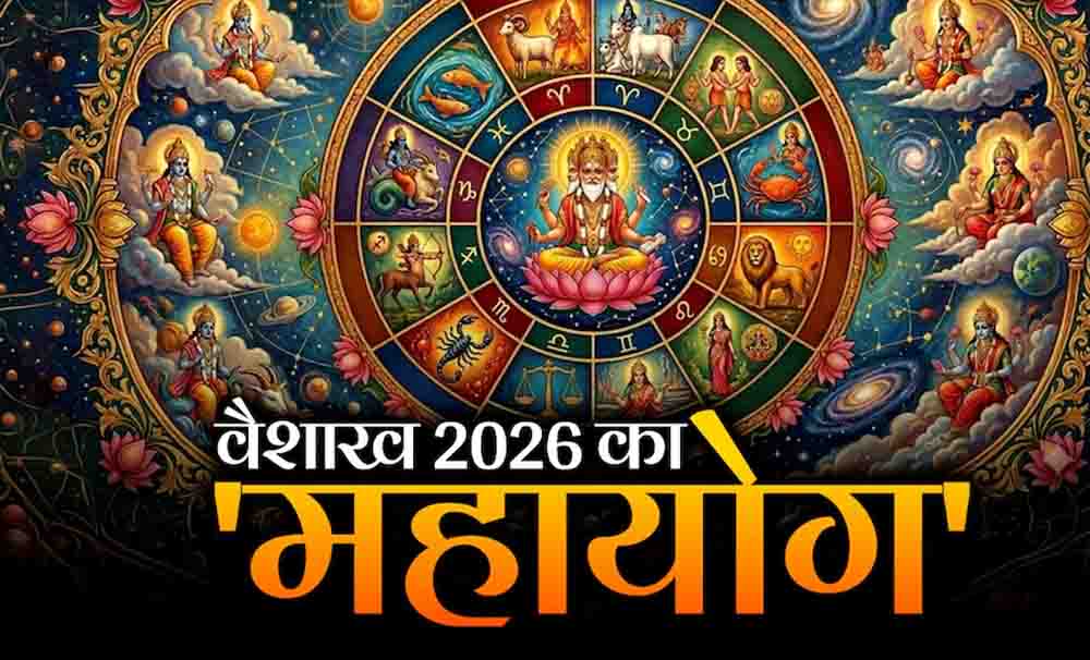 वैशाख 2026,चंद्रमा का 19 बार नक्षत्र परिवर्तन, इन 4 राशियों के लिए बनेगा ‘राजयोग’ जैसा समय वैशाख 2026,चंद्रमा का 19 बार नक्षत्र परिवर्तन, इन 4 राशियों के लिए बनेगा ‘राजयोग’ जैसा समय