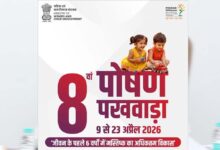 प्रदेश में 9 से 23 अप्रैल तक मनाया जाएगा 8वां पोषण पखवाड़ा