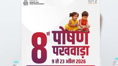 प्रदेश में 9 से 23 अप्रैल तक मनाया जाएगा 8वां पोषण पखवाड़ा
