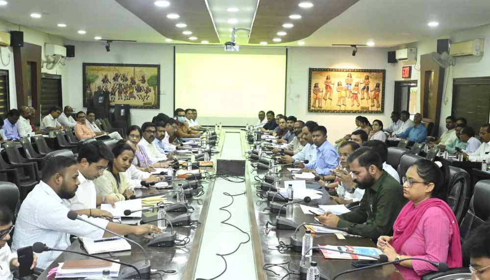 साप्ताहिक टीएल बैठक में कलेक्टर संजय अग्रवाल के सख्त निर्देश साप्ताहिक टीएल बैठक में कलेक्टर संजय अग्रवाल के सख्त निर्देश