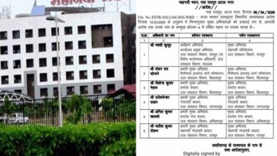 जल संसाधन विभाग में बड़ा फेरबदल: शंकर ठाकुर बने प्रमुख अभियंता, कई अधिकारियों को नई जिम्मेदारी