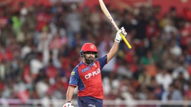 PBKS का बड़ा स्कोर, RR के सामने 223 रन का लक्ष्य; स्टोइनिस और प्रभसिमरन की फिफ्टी