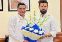 केंद्रीय मंत्री चिराग पासवान जल्द आएंगे भिलाई, विधायक रिकेश से वैशाली नगर में खाद्य प्रसंस्करण और विकास योजनाओं पर हुई चर्चा