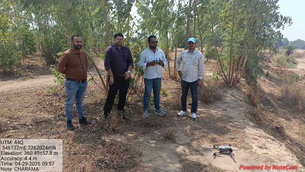 खनन क्षेत्रों में ड्रोन की निगरानी से खनिज संसाधन की सुरक्षा तथा राजस्व संरक्षण में मिल  रही मदद