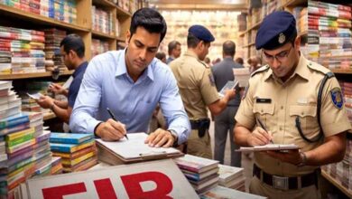 इंदौर में कॉपी-किताब माफिया पर कार्रवाई: प्राइवेट स्कूल संचालक, प्रिंसिपल और दुकानदारों पर FIR