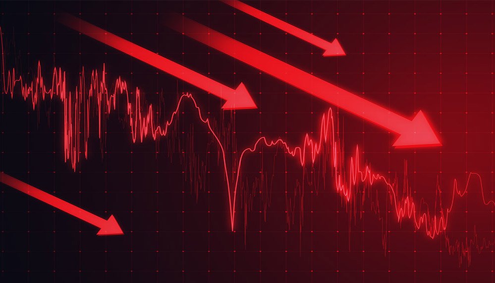 सेंसेक्स-निफ्टी में गिरावट, ब्रेंट क्रूड 4% बढ़ा, ट्रंप के बयान से बाजार हुआ धराशायी सेंसेक्स-निफ्टी में गिरावट, ब्रेंट क्रूड 4% बढ़ा, ट्रंप के बयान से बाजार हुआ धराशायी