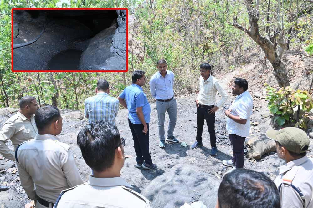 देवखोल-भालूमाड़ा में अवैध कोयला माफिया पर वार, ब्लास्टिंग से बंद होंगी 150 मीटर लंबी सुरंगें