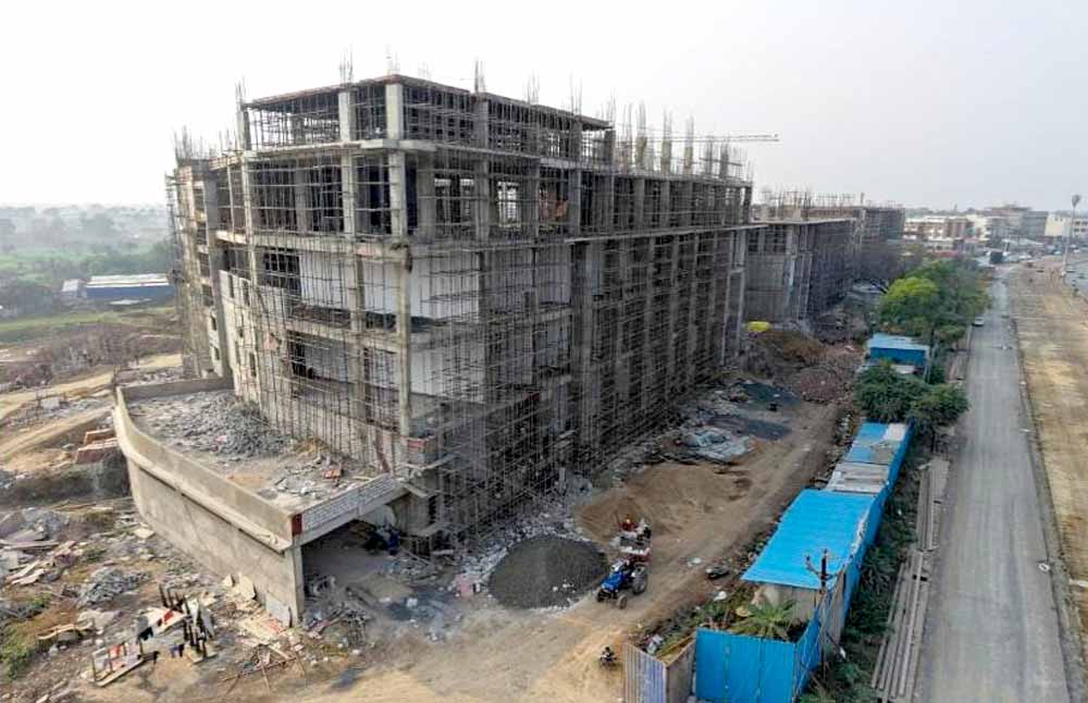 उज्जैन में आकार ले रहा सांस्कृतिक एकता का प्रतीक पी.एम. एकता मॉल