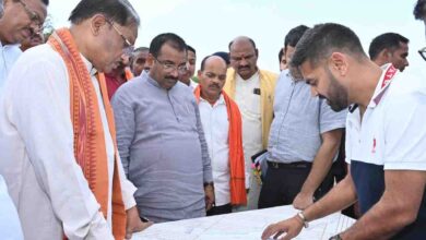 निर्माणाधीन नालंदा परिसर का मुख्यमंत्री साय ने किया निरीक्षण: गुणवत्तापूर्ण एवं समय-सीमा में कार्य पूर्ण करने के दिए निर्देश