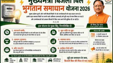 मुख्यमंत्री बिजली बिल भुगतान समाधान योजना 2026,आम उपभोक्ताओं के लिए बड़ी राहत, आसान हुआ पुराने बिजली बिलों का भुगतान मुख्यमंत्री बिजली बिल भुगतान समाधान योजना 2026,आम उपभोक्ताओं के लिए बड़ी राहत, आसान हुआ पुराने बिजली बिलों का भुगतान