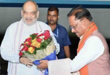 केंद्रीय गृह मंत्री अमित शाह पहुंचे रायपुर: मुख्यमंत्री विष्णुदेव साय ने किया आत्मीय स्वागत