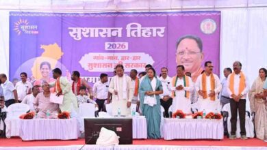 सुशासन तिहार जनता की समस्याओं के समाधान का अभियान, सरकार पहुंच रही लोगों के द्वार : मुख्यमंत्री विष्णु देव साय सुशासन तिहार जनता की समस्याओं के समाधान का अभियान, सरकार पहुंच रही लोगों के द्वार : मुख्यमंत्री विष्णु देव साय