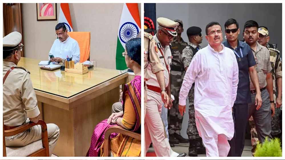 सीएम शुभेंदु अधिकारी की पहली कैबिनेट में अहम फैसले, बॉर्डर एरियाज में आज से शुरू होगा जमीन ट्रांसफर, 45 दिन में BSF को सौंपा जाएगा सीएम शुभेंदु अधिकारी की पहली कैबिनेट में अहम फैसले, बॉर्डर एरियाज में आज से शुरू होगा जमीन ट्रांसफर, 45 दिन में BSF को सौंपा जाएगा