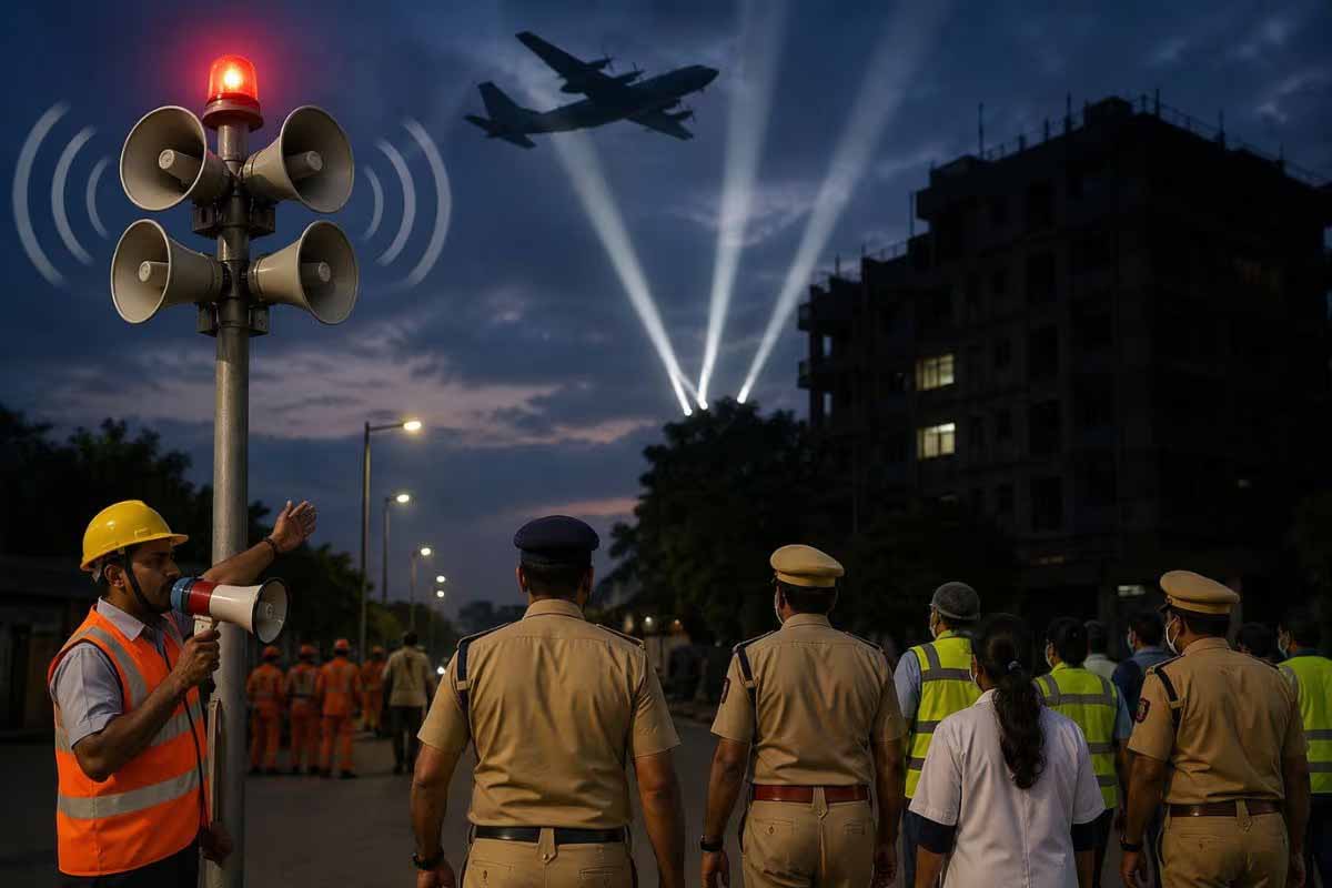 पटना में 14 मई को सिविल डिफेंस मॉकड्रिल, ब्लैकआउट का अभ्यास तय पटना में 14 मई को सिविल डिफेंस मॉकड्रिल, ब्लैकआउट का अभ्यास तय