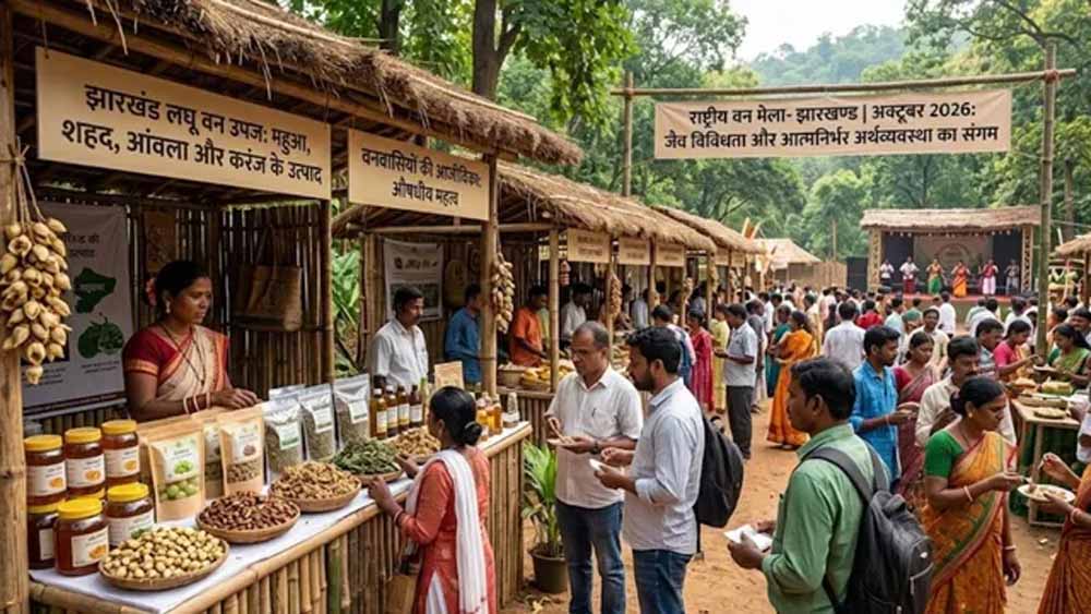 झारखंड वन विभाग की पहल, 1500 करोड़ के वनोपज कारोबार को 3000 करोड़ तक ले जाने का लक्ष्य झारखंड वन विभाग की पहल, 1500 करोड़ के वनोपज कारोबार को 3000 करोड़ तक ले जाने का लक्ष्य