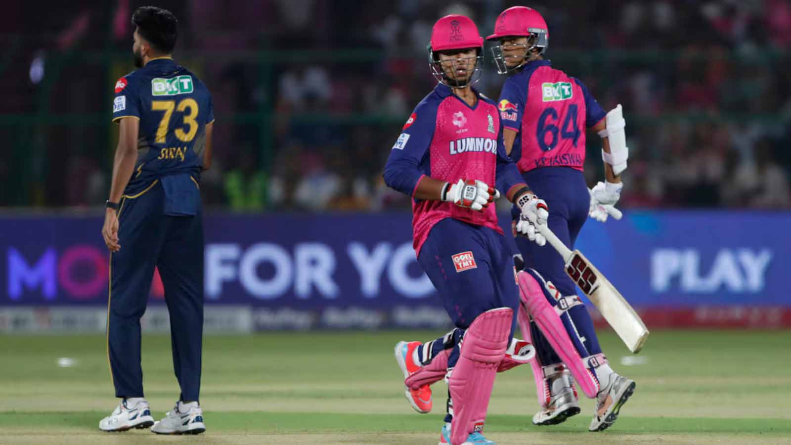 RR vs GT ,जयपुर में आज होगा हाई-वोल्टेज मुकाबला, प्लेऑफ की रेस में जीत बेहद जरूरी RR vs GT ,जयपुर में आज होगा हाई-वोल्टेज मुकाबला, प्लेऑफ की रेस में जीत बेहद जरूरी