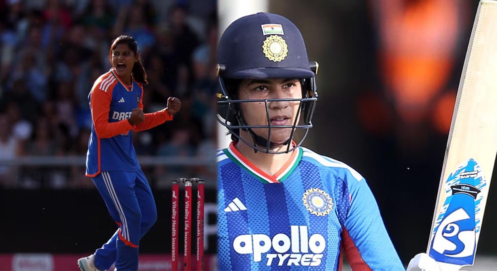 ENG vs IND: भारत ने इंग्लैंड को T20 में रौंदा, ACL इंजरी के बाद लौटीं यास्तिका भाटिया ने मचाया धमाल ENG vs IND: भारत ने इंग्लैंड को T20 में रौंदा, ACL इंजरी के बाद लौटीं यास्तिका भाटिया ने मचाया धमाल
