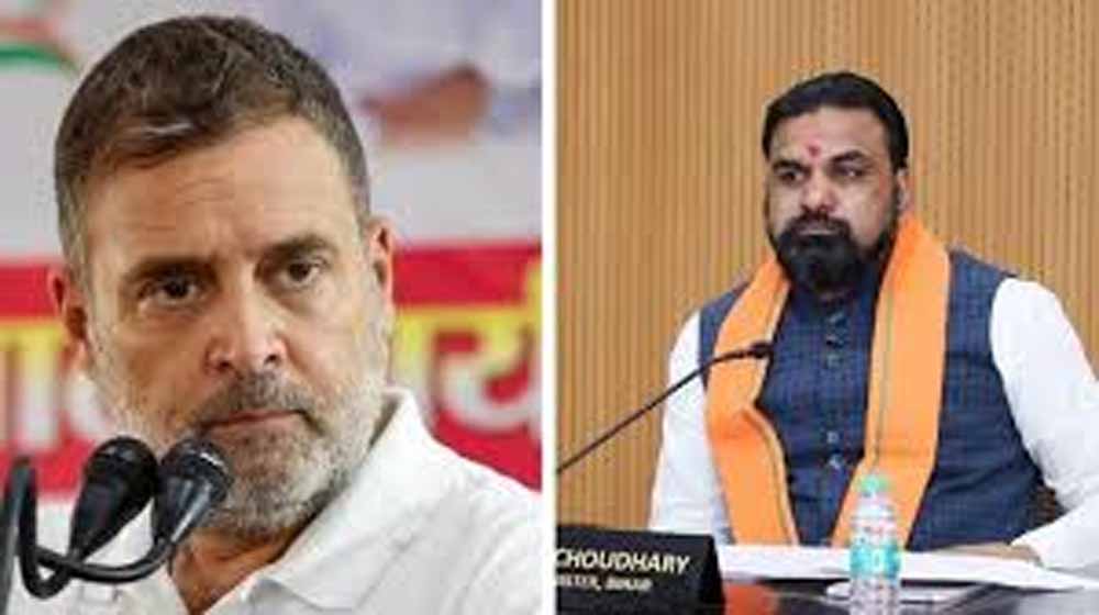 सम्राट चौधरी, जीतन राम मांझी और चिराग पासवान का राहुल गांधी पर हमला