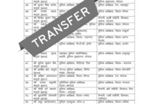 भोपाल में आईपीएस अधिकारियों के तबादलों की झड़ी, कई जिलों के एसपी हुए बदल