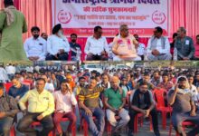 उसलापुर में ऐतिहासिक ‘श्रमोत्सव’: 13 साल बाद गुड्स शेड पुनरुद्धार की घोषणा, हजारों श्रमिकों की मौजूदगी