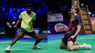 थॉमस कप 2026: फ्रांस से 0-3 की हार, भारत को ब्रॉन्ज मेडल से करना पड़ा संतोष थॉमस कप 2026: फ्रांस से 0-3 की हार, भारत को ब्रॉन्ज मेडल से करना पड़ा संतोष