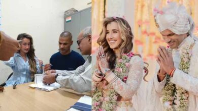 दूसरी शादी के बाद शिखर धवन ने कराया मैरिज रजिस्ट्रेशन, पत्नी सोफी संग पहुंचे गुरुग्राम दूसरी शादी के बाद शिखर धवन ने कराया मैरिज रजिस्ट्रेशन, पत्नी सोफी संग पहुंचे गुरुग्राम