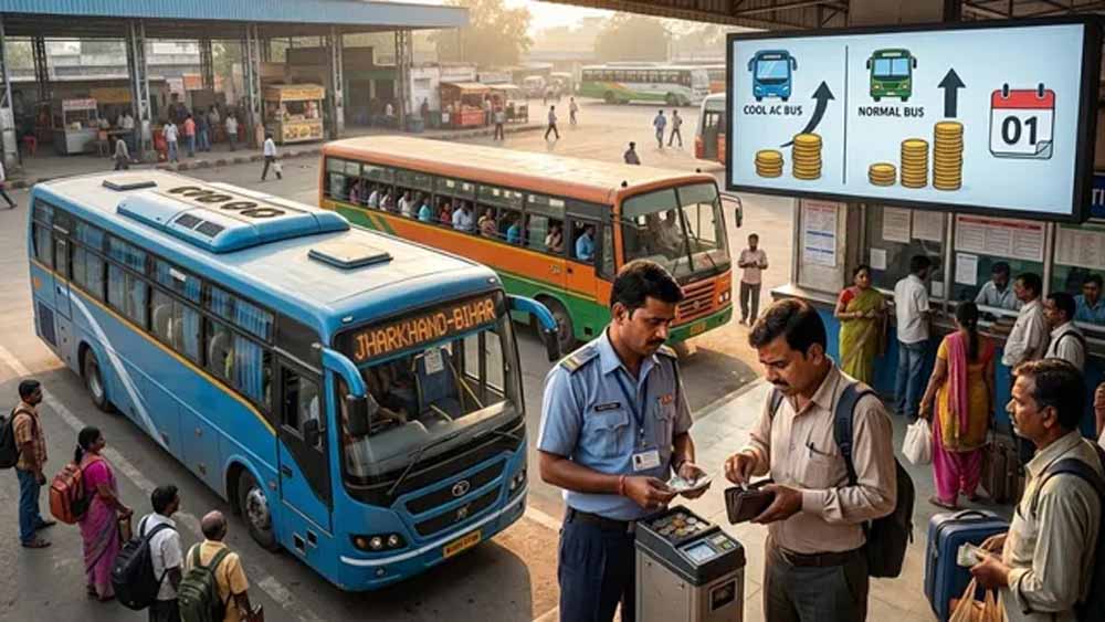 झुमरीतिलैया से सफर महंगा: बस किराए में 15–30% की बढ़ोतरी, 1 जून से लागू नई दरें झुमरीतिलैया से सफर महंगा: बस किराए में 15–30% की बढ़ोतरी, 1 जून से लागू नई दरें
