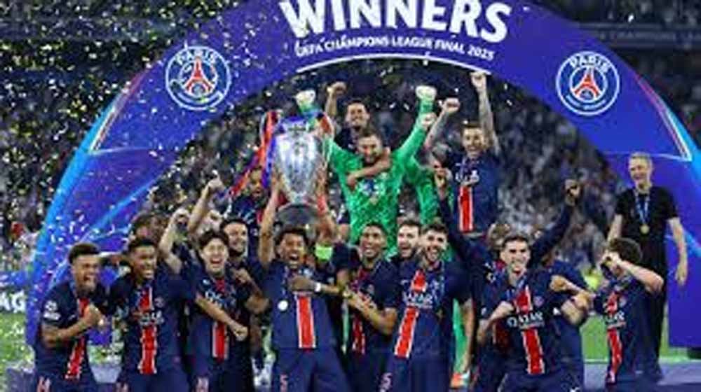 PSG ने फिर रचा इतिहास: आर्सेनल को पेनल्टी में हराकर लगातार दूसरी बार चैंपियंस लीग जीती PSG ने फिर रचा इतिहास: आर्सेनल को पेनल्टी में हराकर लगातार दूसरी बार चैंपियंस लीग जीती