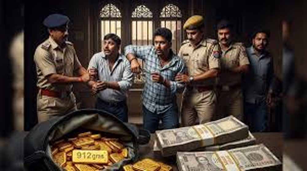 हजारीबाग बैंक डकैती: 4 किलो सोना लूटने वाले 3 आरोपी वाराणसी से गिरफ्तार हजारीबाग बैंक डकैती: 4 किलो सोना लूटने वाले 3 आरोपी वाराणसी से गिरफ्तार