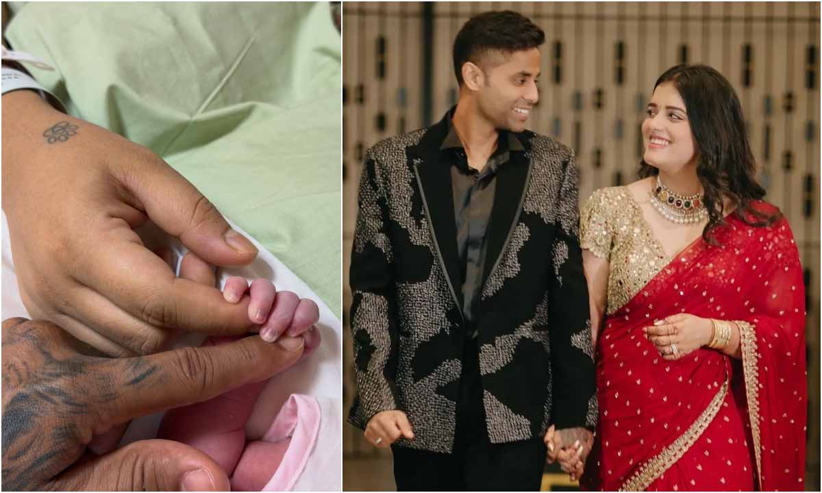सूर्यकुमार यादव के घर गूंजी किलकारी, पत्नी देविशा ने बेटी को जन्म दिया